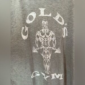 Gray Short-Sleeve Graphic Gym Tee